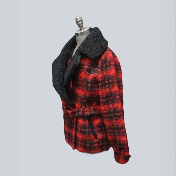Banana Republic Black & Red Plaid Jacket - Picture 6 of 6